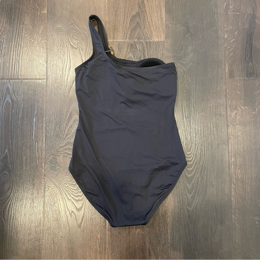 Tommy Bahama Pearl Novelty One Shoulder One Piece Swimsuit Size 6 New - Picture 3 of 8